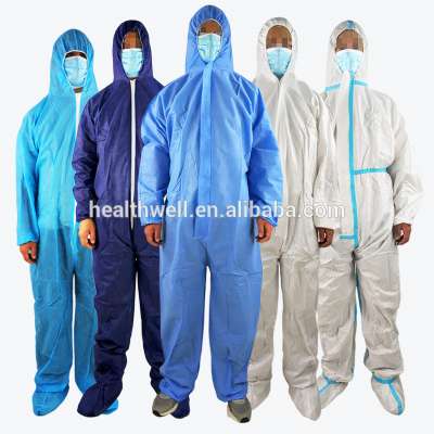 PP Polypropylene Nonwoven Disposable Coverall/Protective Clothing